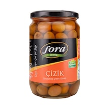 3 Adet Fora Doğal Çizik Yeşil Zeytin 230-290 400 G