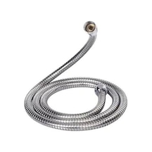Kopmaz Kırılmaz Spiral Banyo Duş Hortumu 150 Cm. Lisinya Gümüş