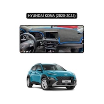 Hyundai Kona 2020-2022torpido Koruma Halısı Siyah Kenar