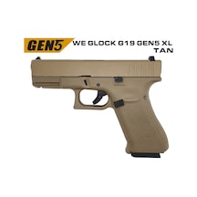 WE GLOCK G19X GEN5 TAN GBB AIRSOFT TABANCA