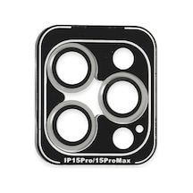 Joko Apple İphone 15 Pro Max Pvd Metal Kamera Lens - Gümüş
