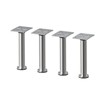 Ikea Capıta 4'lü Mobilya Ayağı 16-17 Cm Krom