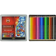 Koh-I-Noor Polycolor Kuru Boya Kalemi 24Lü Set Koh-I-Noor Polycolor Kuru Boya Kalemi 24Lü Set