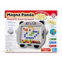 Magnetico Manyetik Çizim Tahtası Panda Tasarımlı Kodlama Ve Montessori Eğitici Oyuncak 3+ Yaş