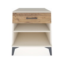 Kronos Komodin Tek Raflı Tek Çekmeceli 60x59x64 Aytaşı-çam Aytaşı