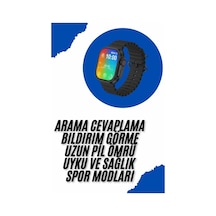 Akıllı Saat Sağlık Takibi Kalp Atışı Adımsayar Ultra Yeni Nesil Nefes Egzersizi