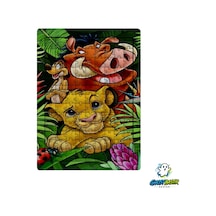 Aslan Kral 99 Parça Ayaklı Puzzle Dekoratif Çocuk Yapbozu 0239