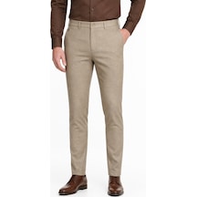 Polo Casimo Erkek Silim Fit Spor Kumaş Pantolon Bgl-st05390 Bej
