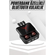 Kablosuz - 886 - Bluetooth Kulaklık Powerbank Özellikli Göstergeli - Flzdgnkr - Hd Mikrofon