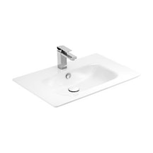 Sanovit Sharp 70 CM Konsollu Süper Ince Lavabo Beyaz