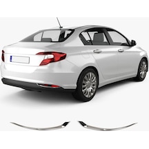 Fiat Egea Uyumlu 2015-2019 Krom Reflektör Çerçevesi 2 Parça Paslanmaz Çelik