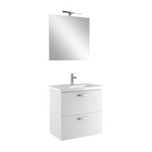 Kale Noah Beyaz 65 Cm Alt Dolap, Lavabo Ve Ayna Takımı
