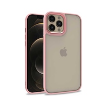 Zore İphone 12 Pro Max Uyumlu Nvth Flora Kılıf-rose Gold