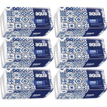 Aqua Pratik Mendil 6 x 250'lı