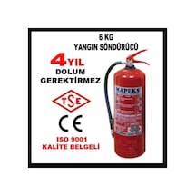 6kg Yangın Söndürücü Tüp Tüv Onaylı