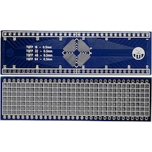 0.5mm Tqfp-3 Pcb Tqfp16 Tqfp32 Tqfp48 Tqfp64 Proto Pcb Pertenaks