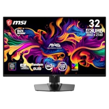 Msı 31.5 Mag 321up Qd-oled X24 3840 X 2160 Uhd 16:9 Flat Qd-oled 240hz 0.03ms Freesync Premıum Pro Pıvot Gamıng Monıtor