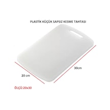 Plastik Küçük Sapsız Kesme Tahtası Kesim Panosu