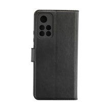 Newface Xiaomi Redmi Note 11t Kılıf Trend S Plus Kapaklı Kılıf - Siyah