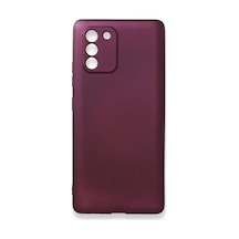 Newface - 952 - Samsung Galaxy A91 / S10 Lite Kılıf First Silikon - Edntrend - - Mürdüm