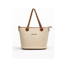 Just Polo Çapraz Askılı Kadın Çantası Krem-taba 6054 Krem