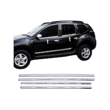 Dacia Duster Krom Cam Çıtası 4 Kapı P.çelik 2010-2017 Arası
