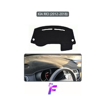 Kia Rio 2012-2018 Uyumlu Torpido Örtüsü Kolay Montaj Yansıma Önleyici Tam Koruma G74