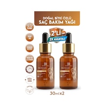 Doğal Bitki Özlü Saç Bakım Yağı 30 Ml 2'li Set