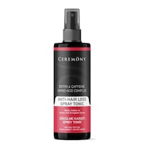 Ceremony Biotin & Kafein & Amino Kompleks İçeren Dökülme Karşıtı Saç Sprey Toniği 250ml