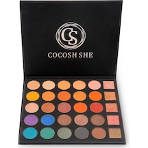 Cocosh She Excellent 30 Renk Göz Far Paleti, Yüksek Pigmentasyon, Topaklanmaz, Kolay Dağılım - E30 Diğer