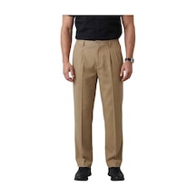 Deep Sea Deepsea Bej Baggy Fit Pileli Kumaş Pantolon Likralı, Beli Lastikli Rahat Kesim Erkek Pantolon 2600920