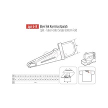 Biye Tek Kıvırma Apara 30x10mm / Apr 6-r