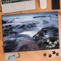Dalgalı Kayalı Deniz 240 Parça Puzzle Yapboz Tablo-560
