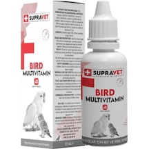 Supravet Plus Kanarya Papağan Güvercin Ve Muhabbet Kuşları İçin Multivitamin Damla 30 Ml