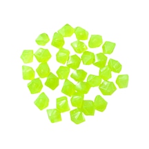 Symbee 200 Adet Sarı Renkli Reçine Işık Verici Taşlar - Akvaryum, Bahçe Dekorasyonu Ve Peyzaj Süs Eşyası