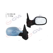 Gva Dış Dikiz Aynası Sağ Megane 99 Elektrikli Isıtmalı Sensörlü Astarlı 7 Fiş Vm-129ehpsr Gva 1011110 7700431470 8200074440