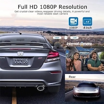 Createtech 3kanallı Çizgi Kamera 1080p Araba Kamera Wifi Video Kaydedici Ön X293-no Wifi-2cam