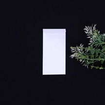 Beyaz Zarf, 6x12 Cm 10 Adet
