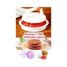 Hamburger ve Köfte Şekillendirici Pratik Köfte Kalıbı Hamburger