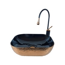 Crocodile Rose Gold Çanak Lavabo Renkli