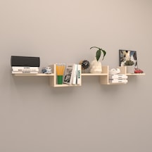 Rafkestir Mugo Gizli Duvar Raf Set Krem ( Mat )