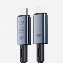 Ally 40gbps 240w Type-c 8k Görüntü Ve Hızlı Data Şarj Kablosu- 5775