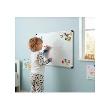 Manyetik Alüminyum Çerçeve Yazı Tahtası - 40x55 Cm Boyutunda 124-Pembe