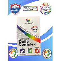 Nutri Guard Daily Complex 50 Tablet Bağışıklık, Tüy Ve Enerji Destekleyici Günlük Vitamin