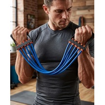 Ers Fitness Direnç Lastiği Evde Spor İçin Çok Amaçlı Egzersiz Bandı Çok Renkli