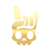 İsklet Rock Sticker 17x17 Cm Gold