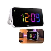 Loyka Neo Rgb Renkli Led Dijital Saat Şarjlı