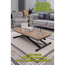 Home Üst Tabla Mdf Antiklayt Oval Köşe Alt Ayak Siyah