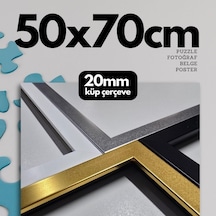 Atlas Sanat Galerisi 20mm Çerçeve, Poliresin, Mat Pvc Kaplamalı, Fotoğraf Puzzle Belge Çerçeves Standart