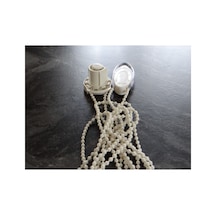 Krem Zebra Ve Stor Mekanizma Zinciri 32 Mm Krem